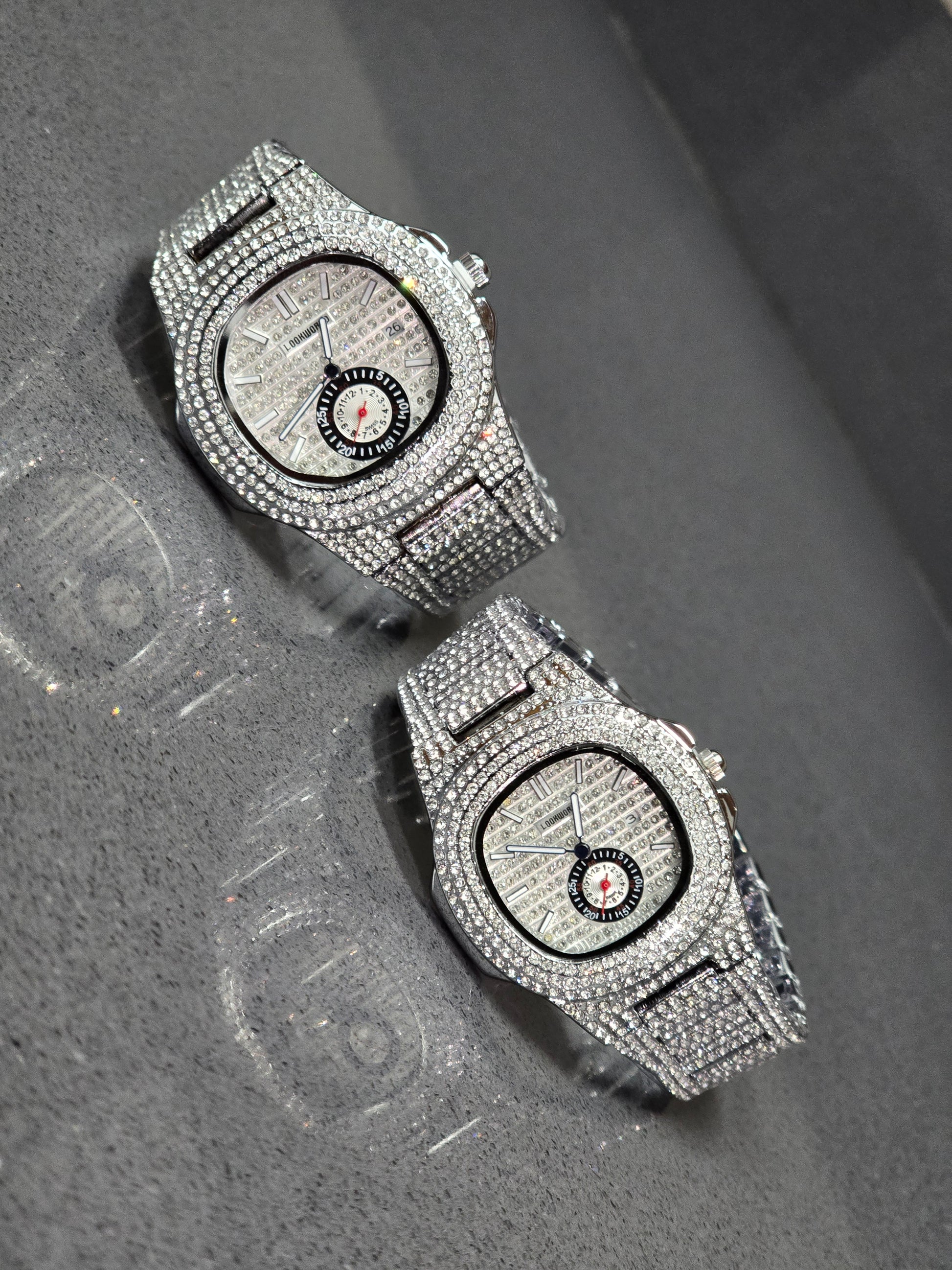 LoveChronos - Luxury Diamond Encrusted Couple Watches - RMPEL